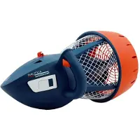 Nautica Seascooters Navigator: Scooter submarino, color plateado, 10 metros. Scooter submarino, color plateado, 10 metros