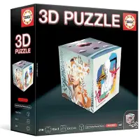 Educa Cubo De Animales Puzzle 3d 216 Piezas