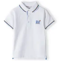 MINOTI Camiseta azul / blanco