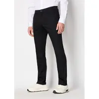 Armani Exchange para hombre. 8NZP20ZN1RZ1200 Pantalón Solid negro (34), Casual, Algodón, outlet 2026.