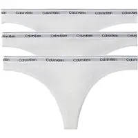 Calvin Klein Underwear Tanga negro / blanco / blanco natural