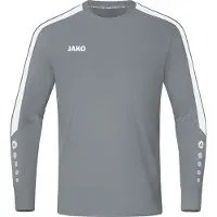 Jako Camiseta de fútbol gris / blanco