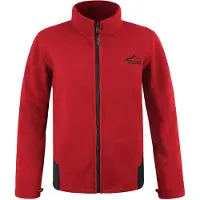 Normani Chaqueta polar funcional 'Ivalo' rojo / negro