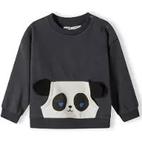 MINOTI Sudadera azul / gris oscuro / negro / blanco