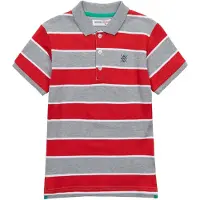 MINOTI Camiseta azul oscuro / gris / rojo / blanco
