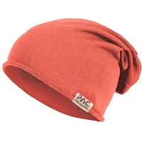 P.A.C. - Nature Merin 100% Recycled Merino Beanie - Gorro size One Size, rojo