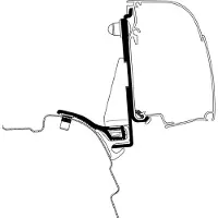 Thule Adaptador De Toldo T 4200 Vw T5/t6 Compact Van Reimo Multirail Lwb (lhd)