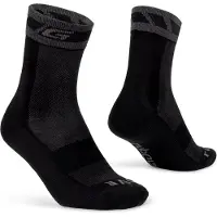 Gripgrab - Merino Winter Sock - Calcetines de ciclismo size 38-41 - S, negro