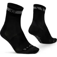 Gripgrab - Merino Regular Cut Sock - Calcetines de ciclismo size 38-41 - S, negro