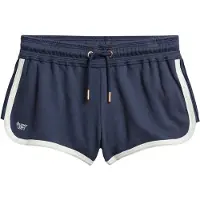 Superdry para mujer. W7110426A Pantalón Corto Logo Racer marino (M), Casual, Algodón, outlet 2026.