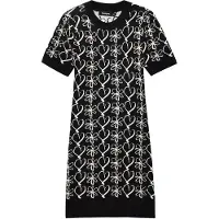 Desigual , Vestido mini estampado M. Christian Lacroix, Negro, XS