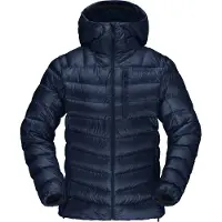 Norrøna - Ropa de esquí de travesía mujer - Lyngen Down850 Hood W Indigo Night para Mujer - Talla S - Azul marino