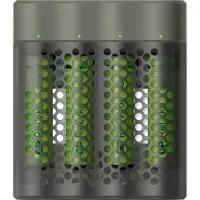 GP M451 USB cargador de batería + 4x ReCyko AAA 960mAh baterías