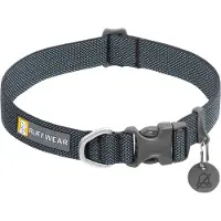 Ruffwear - Hi & Light Collar - Collares para perro size 23-28 cm, basalt gray