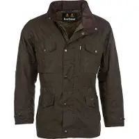 Barbour Chaqueta encerada Sapper verde oliva de Verde oscuro Verde talla