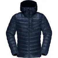 Norrøna - Ropa para esquí de travesía - Lyngen Down850 Hood M Indigo Night - Talla S - Azul marino
