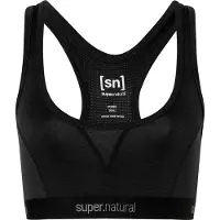 Super.natural - Women's Tundra 220 Semplice Bra - Sujetador deportivo size L, negro