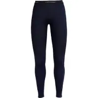 Icebreaker - Ropa interior térmica mujer - W Merino 260 Oasis Leggings Midnight Navy para Mujer de Lana - Talla L - Azul marino