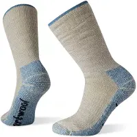 Smartwool - Women's Classic Mountaineer Maximum Cushion Crew - Calcetines de trekking size 42-45, beige/gris