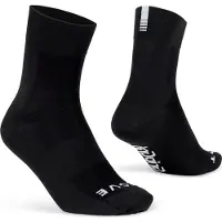Gripgrab - Lightweight SL Sock - Calcetines de ciclismo size 44-47, negro/blanco