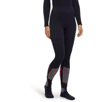 Falke - Ropa interior térmica mujer - W Long Tights W Black - Talla L - Negro