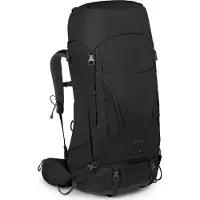 Osprey - Mochilas de trekking - Kestrel 58 Black de Nylon - Talla S/M - Negro
