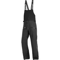 Salomon - Pantalones de esquí - Absolute 3L Bib M Deep Black - Talla L - Negro