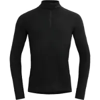 Devold - Duo Active Zip Neck - Ropa interior merino size L, negro