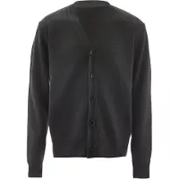 Mozzaar Cárdigan gris oscuro