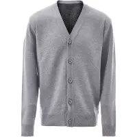 Mozzaar Cárdigan gris claro