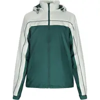 Rovic Chaqueta de entretiempo verde oscuro / blanco