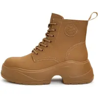 CESARE GASPARI Botines con cordones beige oscuro