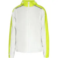 ALEKO Chaqueta de entretiempo lima / gris oscuro / blanco