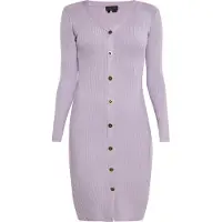 NAEMI Vestido de punto lavanda
