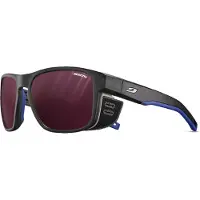 Julbo - Gafas de sol - Shield M Noir/Bleu Reactiv 0-4 High Contrast - Negro