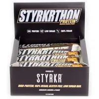 Styrkr Caja De Barritas De Proteínas Styrkrthon Chocolate Cacahuetes 12 Unidades
