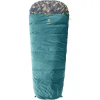 Deuter - Kid's Overnite - Saco de dormir para niños size 190 x 75 x 52 cm, turquesa