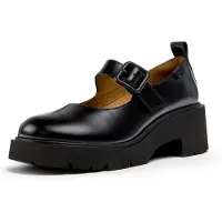 Camper para mujer. K201681-001 Bailarinas de Piel Milah negro (41), 3 a 5cm, Hebilla, Casual, Clásico, outlet 2026.