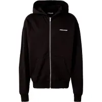 Pegador Sudadera con cremallera negro / blanco