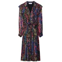 Pom Amsterdam Dress - Animal Paradise Talla: 34 | Vestidos Midi Outlet | Mujer