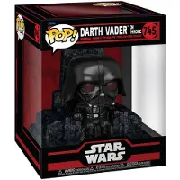 Funko POP! Figura De Vader En El Trono Del Lado Oscuro Star Wars Deluxe 9 Cm