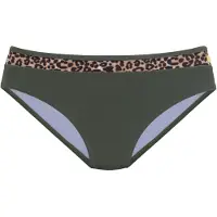 LASCANA Braga de bikini marrón / caqui / negro