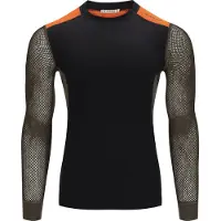 Aclima - WoolNet Hybrid Crewneck - Ropa interior merino size XL, negro