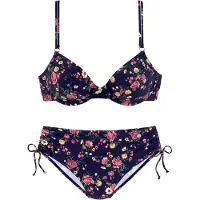 LASCANA Bikini navy / amarillo / esmeralda / rojo