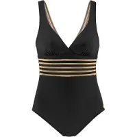 LASCANA Traje de baño dorado / negro