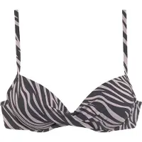 LASCANA Top de bikini piel / negro