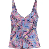 LASCANA Top de tankini azul / mezcla de colores