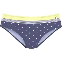 LASCANA Braga de bikini navy / amarillo / blanco