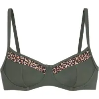 LASCANA Top de bikini beige / marrón / oliva