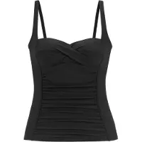 LASCANA Top de tankini negro